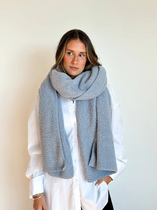 Sherpa scarf in blue