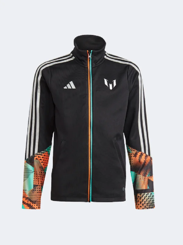 Adidas Messi Gs-Unisex Football Jacket Black