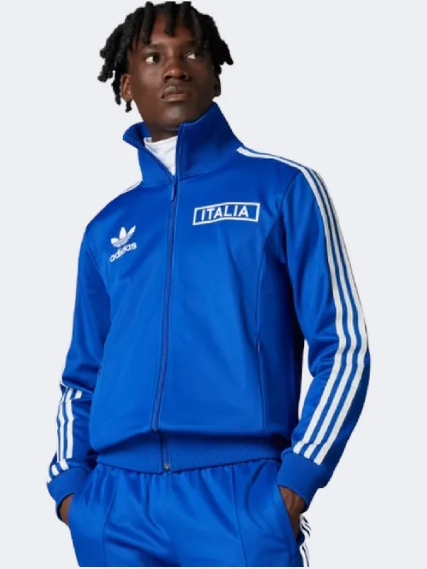 Adidas Italy Beckenbauer Tt Men Football Jacket Royal Blue