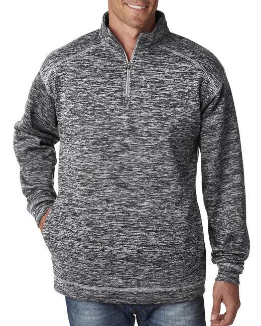 J America Adult Cosmic Poly Fleece Quarter-Zip JA8614