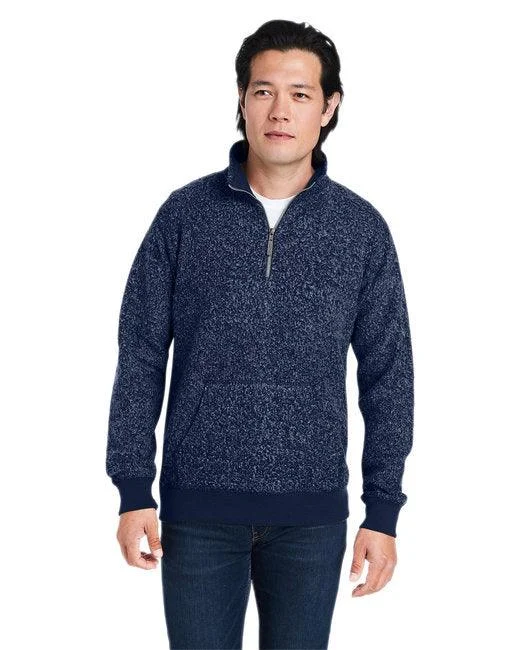 J America Unisex Aspen Fleece Quarter-Zip Sweatshirt 8713JA