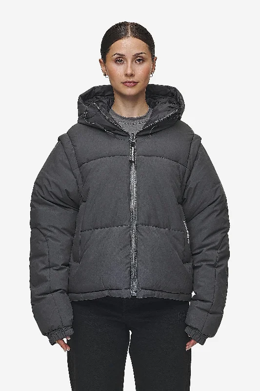 Trixy 4 In 1 Reversible Puffer Jacket Anthracite