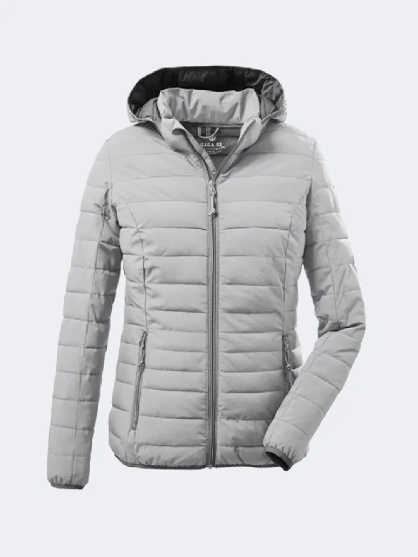 Killtec Uyaka Women Skiing Jacket Light Grey