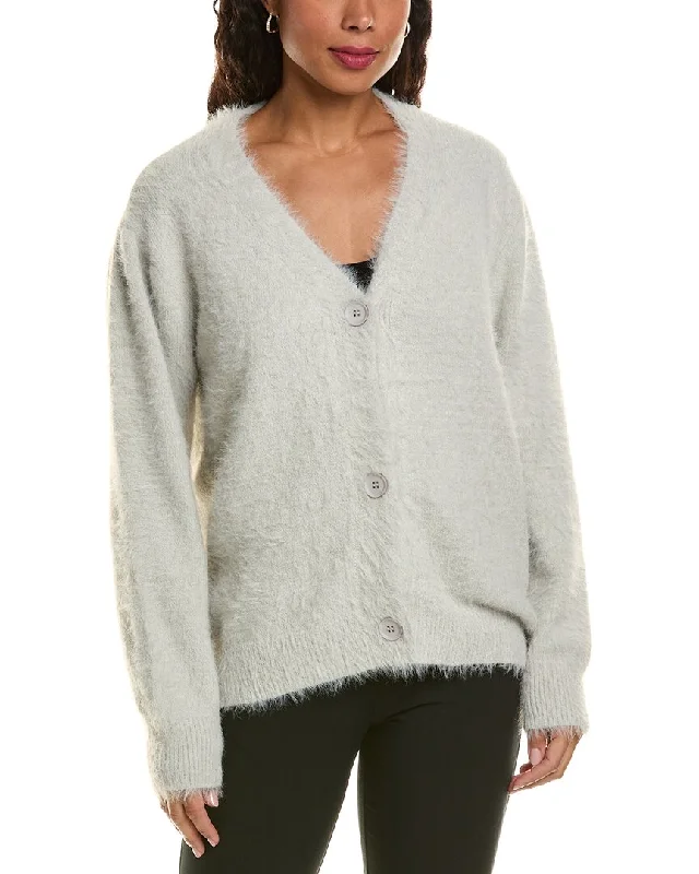 Hl Affair Fuzzy Eyelash Cardigan