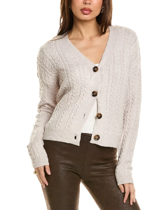 T Tahari Cable Cardigan