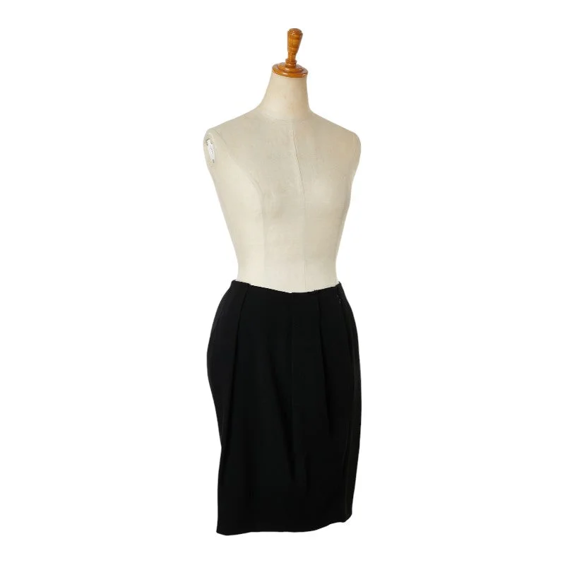 Prada Black Acetate Skirt Size 36