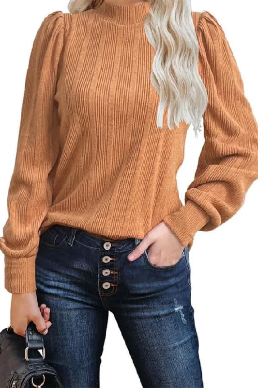 Long Sleeves Knitting Top