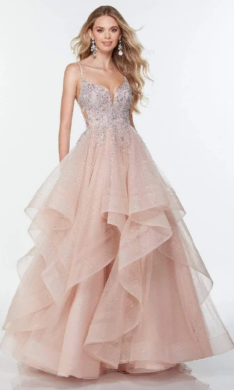 Alyce Paris - 61109 Sleeveless Cutout Back Ballgown