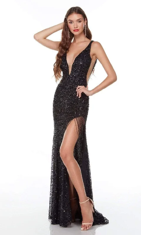 Alyce Paris - 61216 Sleeveless Beaded Sheath Gown