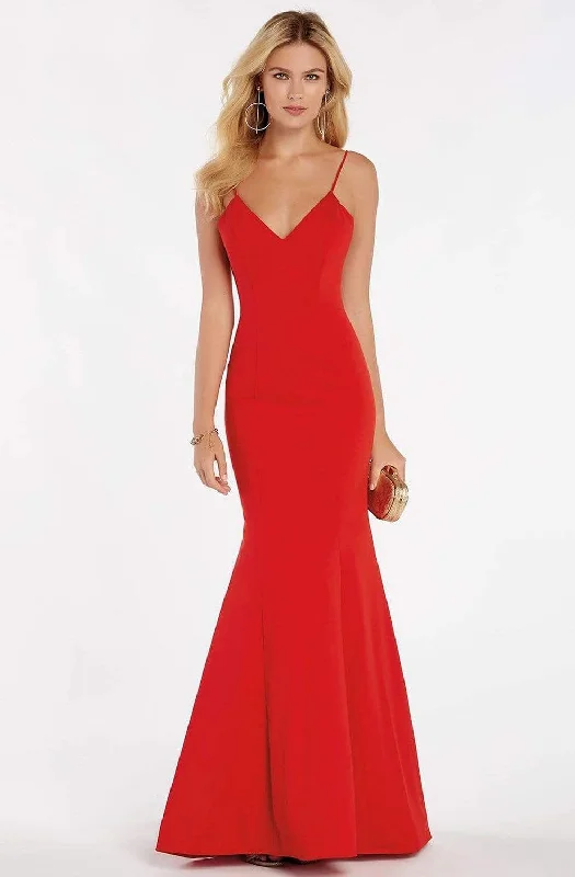 Alyce Paris 60293 - Spaghetti Strap Jersey Prom Dress