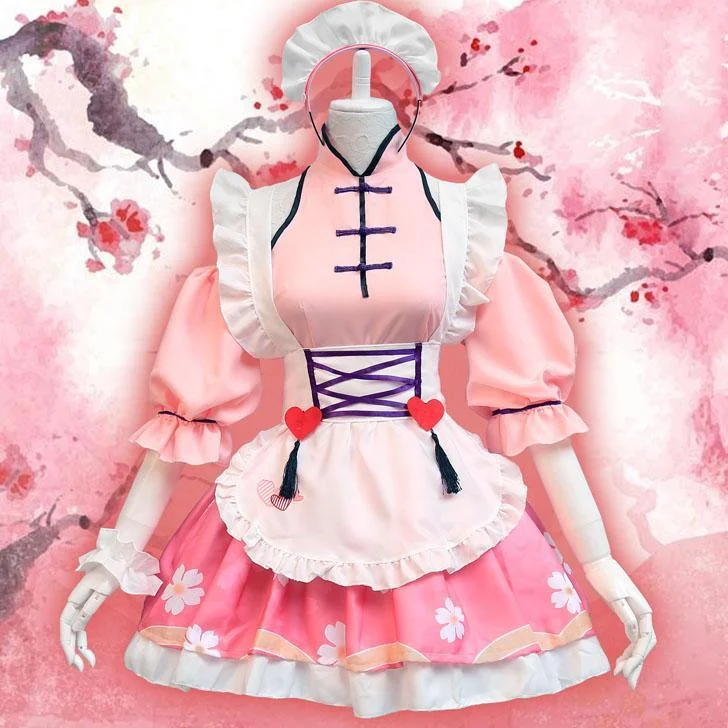 Cherry Blossom Maid Dress SD00085