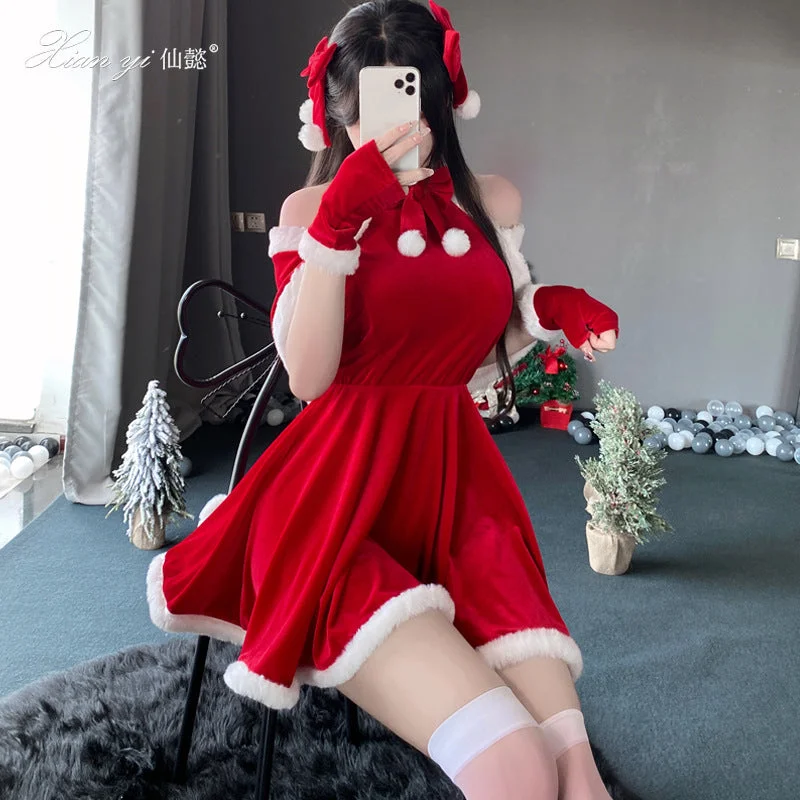 Christmas Velvet Dress