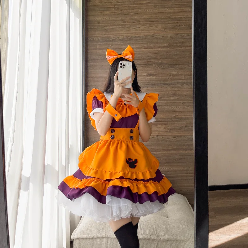 Halloween Ghost Lolita Maid Dress