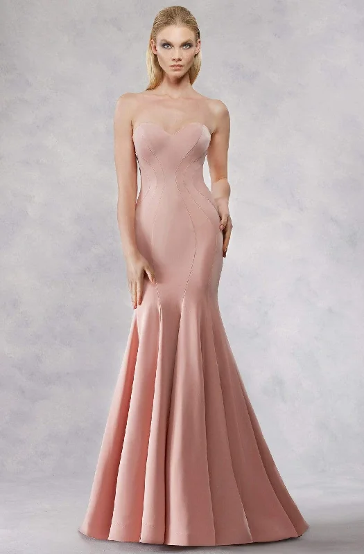 Janique - JQ1821SC Sweetheart Fitted Evening Gown