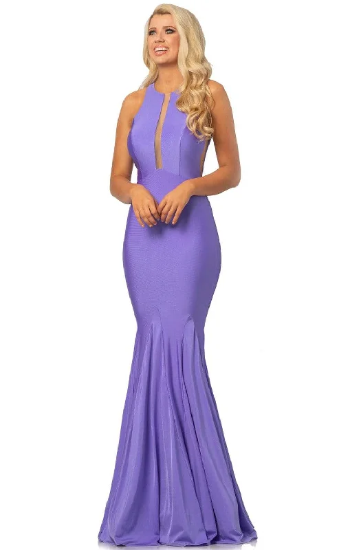 Johnathan Kayne - 2061SC Jewel Cutout Paneled Mermaid Dress