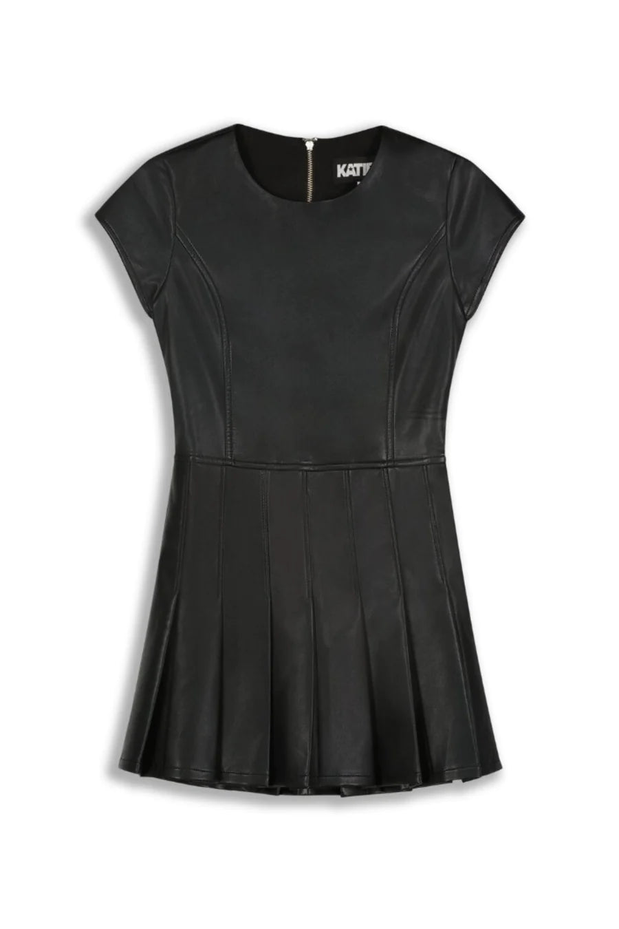 JUNIOR EDDIE VEGAN LEATHER DRESS