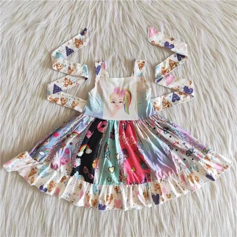 Promotion Kids Cartoon twirl dress