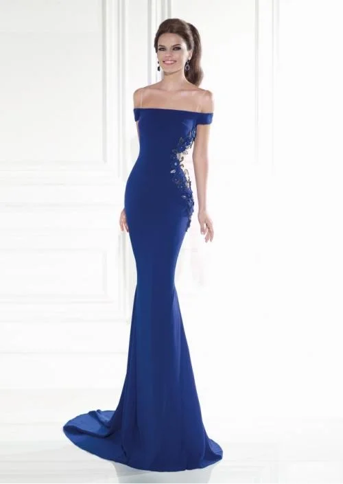 Tarik Ediz - 92572 Off Shoulder Trumpet Prom Dress