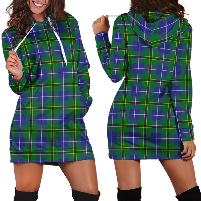 Turnbull Hunting Tartan Hoodie Dress