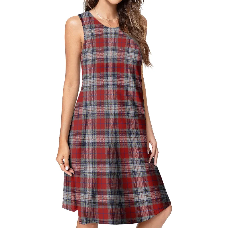 Warden Tartan Womens Casual Dresses