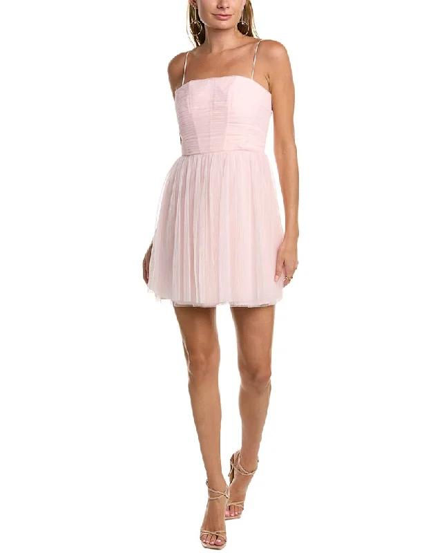 ML Monique Lhuillier Tulle Mini Dress