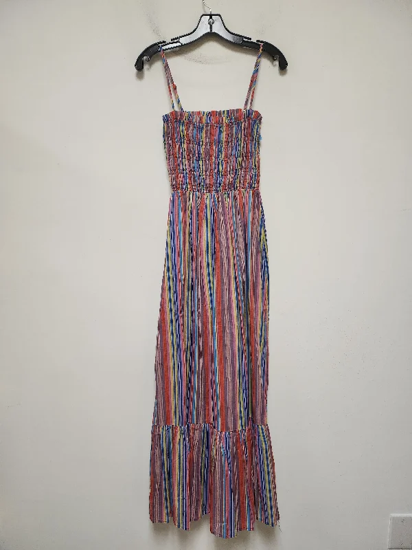 Dress Casual Maxi By Charlie Holiday In Striped Pattern, Size: S