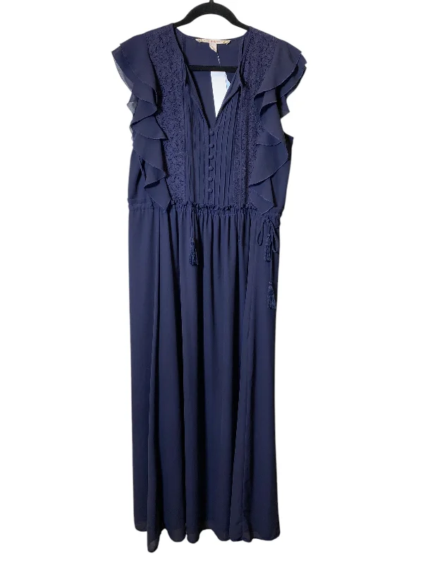 Dress Casual Maxi By Chelsea And Violet In Navy, Size: L