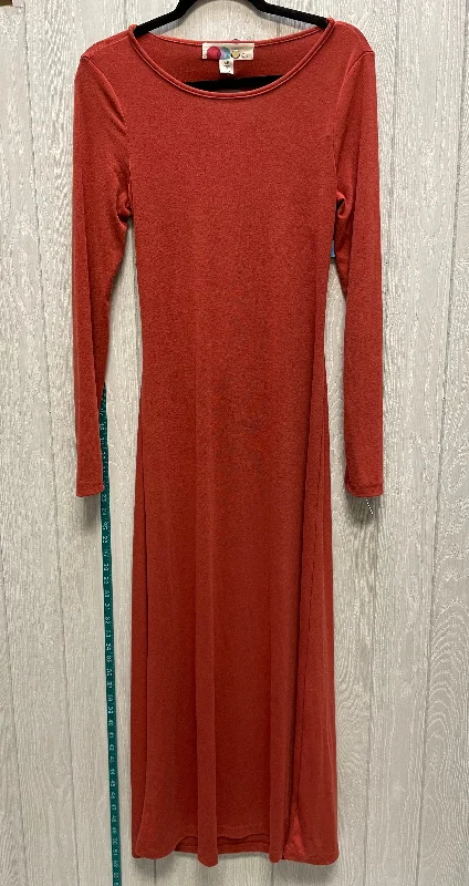 Dress Casual Maxi By Free People In Orange, Size: S