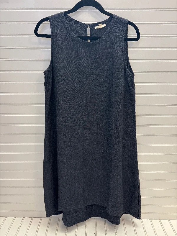 Dress Casual Midi By Eileen Fisher In Navy, Size: Mp