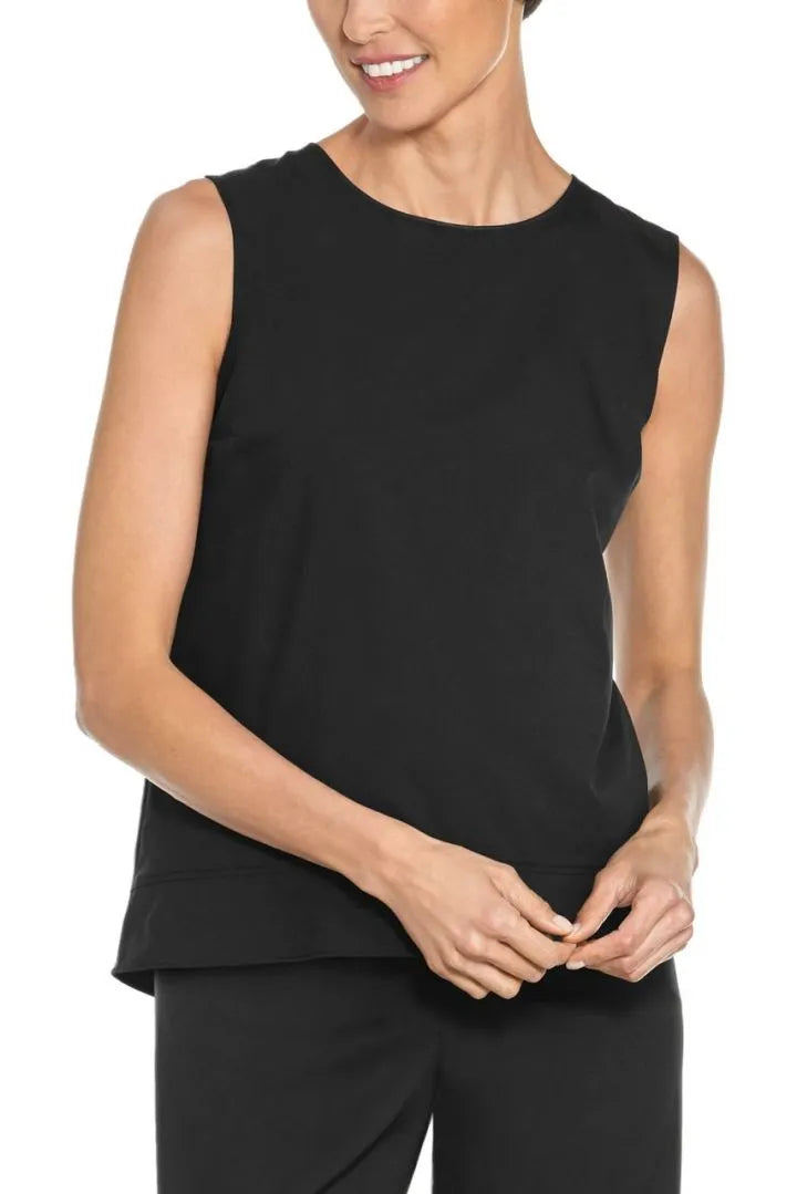 ST. TROPEZ SWING TANK TOP BLACK